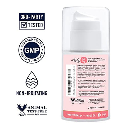 Estrogen Estriol Cream (84 Servings, 3.5oz Pump) 175mg of USP Micronized Estriol SMNutrition