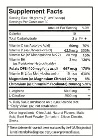 Neuropathy Relief - Circulatory Health Formula Nitric Oxide Booster - Berry Blend - L-Arginine Neuropathy Relief