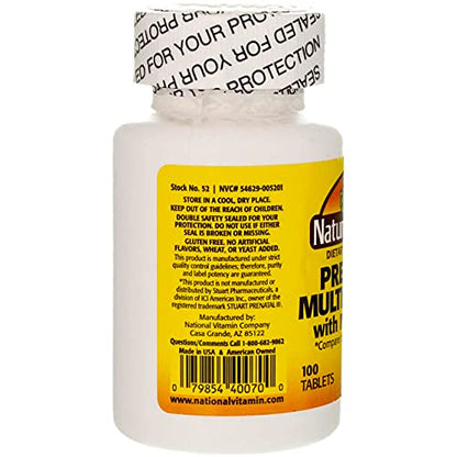 Nature's Blend Multivitamin Prenatal Formula 100 CT (Pack of 2) Nature's Blend