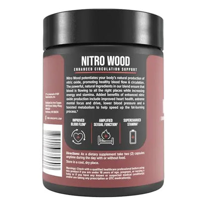 Choi Moid Bundle LED Light Key Chain + Nitro Wood Enhanced Circulation Nitric Oxide Generic