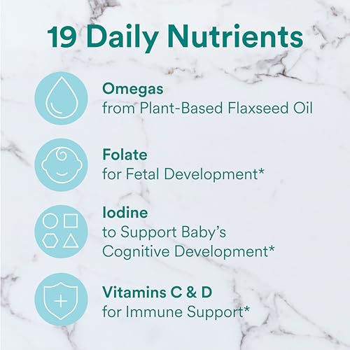 SmartyPants Prenatal Vitamins for Women, Sugar Free Multivitamin Gummies SmartyPants