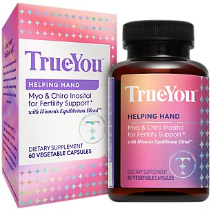 TrueYou Helping Hand-with Caronositol Fertility - Myo & Chiro Inositol for Fertility Support TrueYou