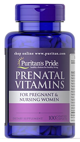 Puritan's Pride Prenatal Vitamins-100 Caplets Puritan's Pride