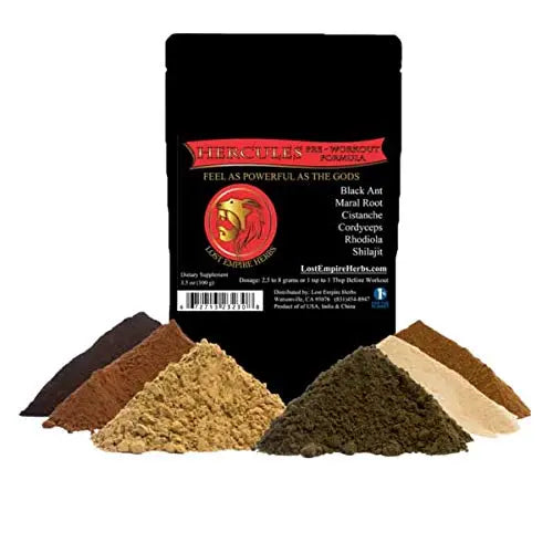 Lost Empire Herb's Pre Workout Herbal Supplement (Powder ~ 100g) || Premium Grade LOST EMPIRE HERBS UNLEASH THE POWER OF NATURE