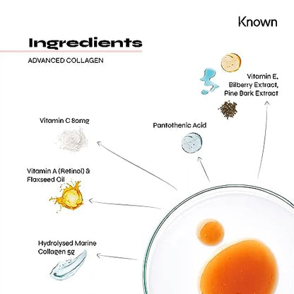 Advanced Collagen Supplement by Known Nutrition with Vitamin C | Liposomal Technology KnownBuy Supplements Australia