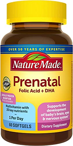 b'Nature Made Prenatal Multivitamin + DHA 200 mg Softgels' Nature Made