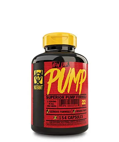 Mutant Pump – Pre-Workout Capsules, Gives You The Insane Pump You Demand Mutant
