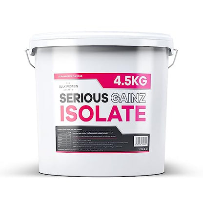 The Bulk Protein Company, Serious Gainz Isolate – 4.5kg – Whey Protein Powder The Bulk Protein Company