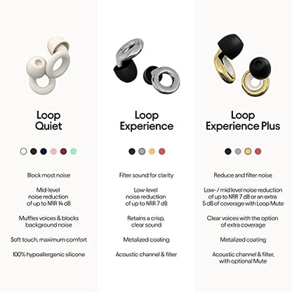 Loop Experience Ear Plugs for Concerts – High Fidelity Hearing Protection LoopBuy Supplements Australia