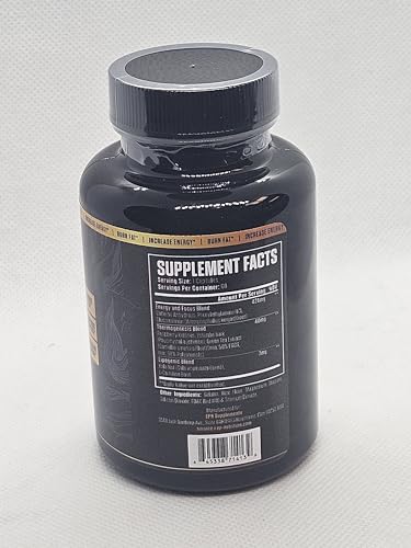 1080p Thermogenic Energy Burn | #1 Rated Energy & Pre Workout for Men & Women EPN Supplements