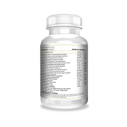 ACTIF Postnatal Vitamin with 25+ Organic Vitamins and Organic Herbs, Nursing and Lactation Supplement ACTIF