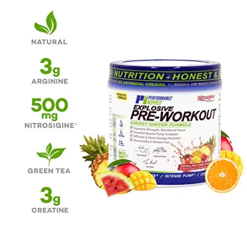 PERFORMANCE INSPIRED Nutrition Pre-Workout Powder - Contains Citrulline - Nitrosigine PERFORMANCE INSPIRED