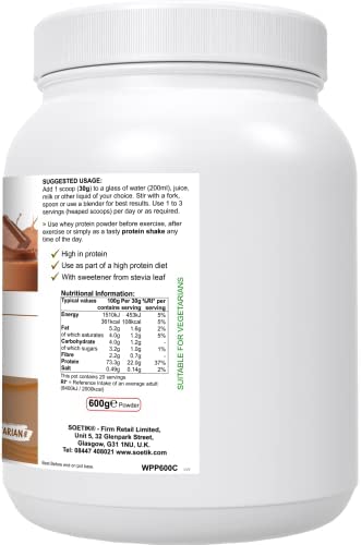 Soetik Whey Protein Powder (Chocolate Flavour) 600g Soetik