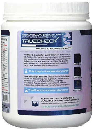 BELIEVE Pump Addict Ultimate Pre-Workout and Energy Formula Sour Peach, 550 g Believe