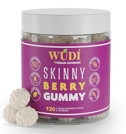 Wúdí Skinny Berry Gummy - Detox, Metabolism & Energy Booster, Plant Based Healthy Wúdí