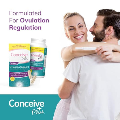 CONCEIVE PLUS Womens Ovulation Support - PCOS Supplement for Fertility CONCEIVE PLUS