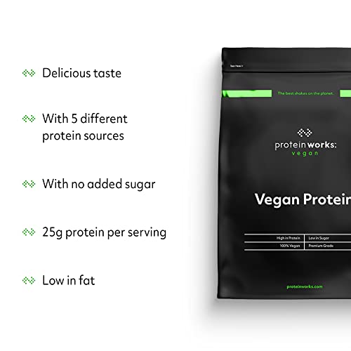 Protein Works - Vegan Protein Powder | Plant Based Protein Shake | Vegan Blend | Gluten Free | 66 Servings Protein WorksBuy Supplements Australia