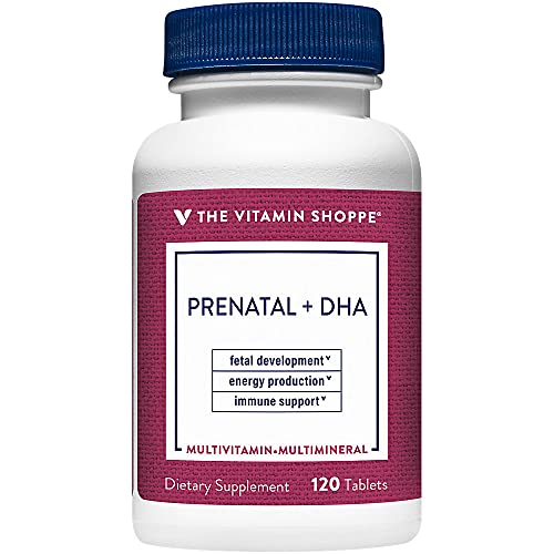 The Vitamin Shoppe Prenatal + DHA Multivitamin, Supports A Healthy Pregnancy & Fetal Development The Vitamin Shoppe