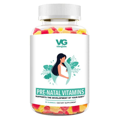 VitaGlobe Prenatal Vitamin Gummy - Womens Multivitamin for Healthy Growth and Brain Development VITA GLOBE