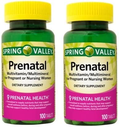 BETT Valley Prenatal, Multivitamin, Multimineral, Twin Pack 200 Tablets Total BETT