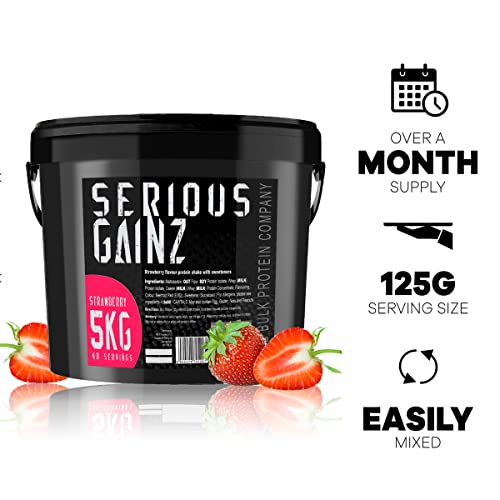 The Bulk Protein Company, SERIOUS GAINZ - Whey Protein Powder - Weight Gain, Mass Gainer The Bulk Protein Company