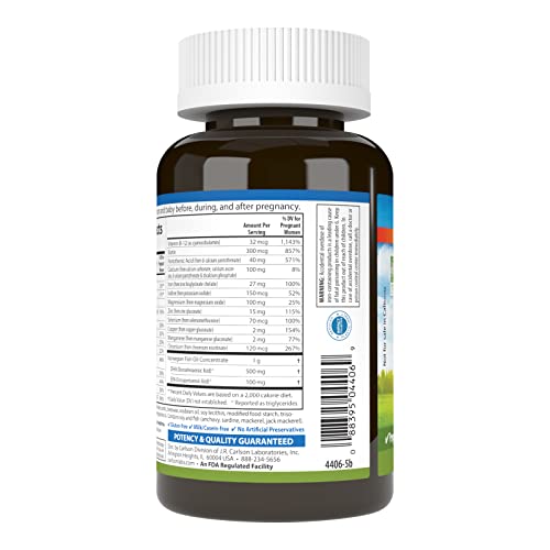 Carlson - Prenatal, Multiple with DHA & Vitamin D3, Pregnancy Health, Fetal Development & Immune Carlson