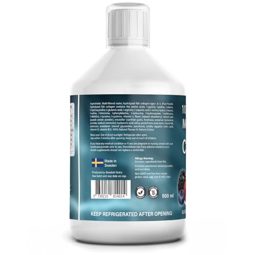 Marine Collagen 2.2 Liquid 10000mg Sugar Free Ready to Drink Berry Flavour, Hyaluronic Acid, Pure Peptide, Vitamin B5, B6, B7, C, D3 Best4GroupBuy Supplements Australia