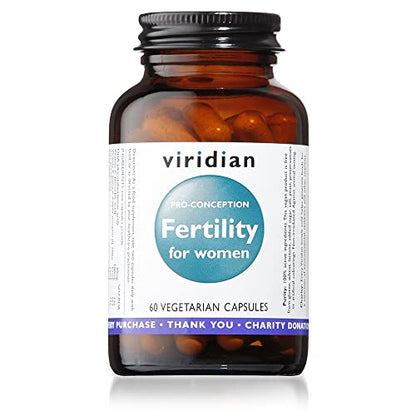 Viridian Fertility For Women 60 Veg Caps (Pro-Conception) New Viridian