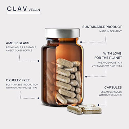 CLAV Meno Balance - Menopause Support - with Wild yam Root, Red Clover, Siberian Rhubarb CLAV