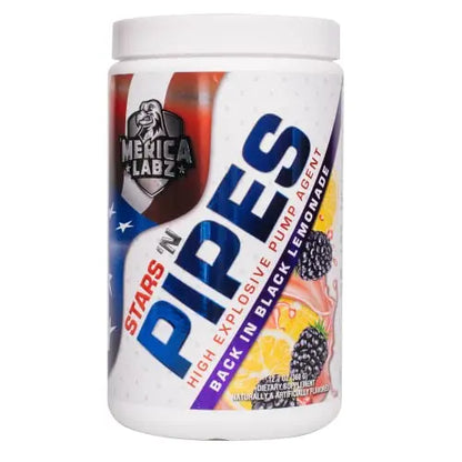 'Merica Labz Stars 'N Pipes High Explosive Pump Agent, Stimulant-Free, 6G of L-Citrulline 'Merica Labz