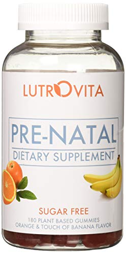 Lutrovita Sugar Free Pre-Natal Orange & Touch of Banana, 180 Count Lutrovita