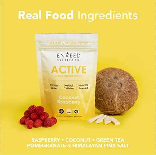 ENVEED SUPERFOOD Active | Natural Caffeine and Adaptogen Pre Workout Powder ENVEED SUPERFOOD