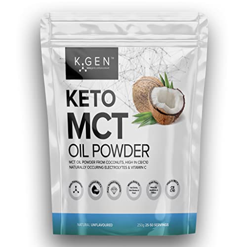 Keto MCT Oil Powder Pure Coconut MCT Keto Coffee Creamer | Premium Quality C8 Easily Absorbed & Digested - Ideal for Paleo & Vegan Diets K GEN ketogenic enhancementBuy Supplements Australia