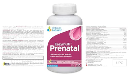 Platinum Naturals EasyMulti Prenatal, 120 CT Platinum
