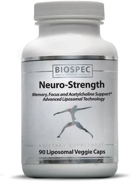 BIOSPEC NUTRITIONALS Neuro-Strength - Support Cognitive Performance* - Acetyl-L-Carnitine, Alpha-GPC, Phosphatidylserine, Huperzine BIOSPEC NUTRITIONALS buy supplements Au