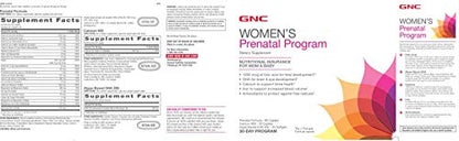 GNC Women's Prenatal Program | Daily Supplement System | Supports Healthy Development GNC