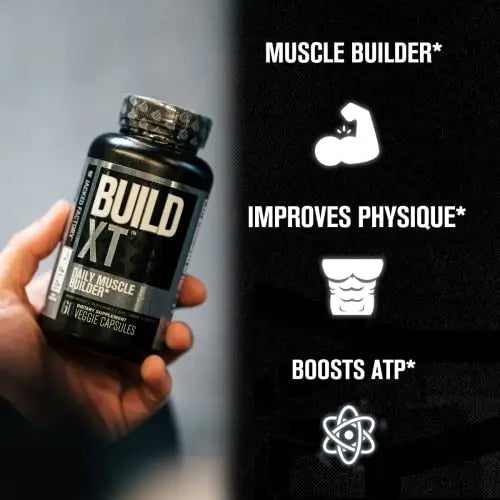Jacked Factory Nitrosurge Pre Workout, N.O. XT Nitric Oxide Supplement & Build-XT Daily Jacked Factory