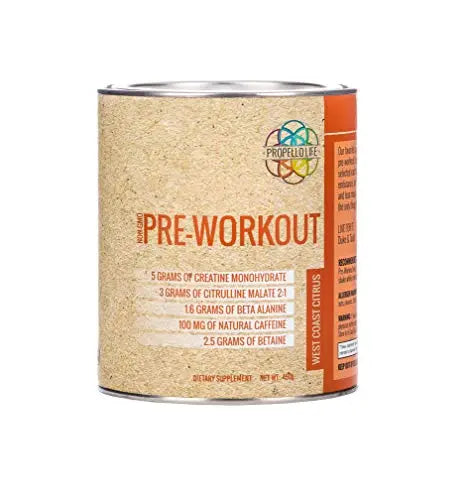 Propello Life Pre-Workout Drink Mix, West Coast Citrus, 450g Propello Life