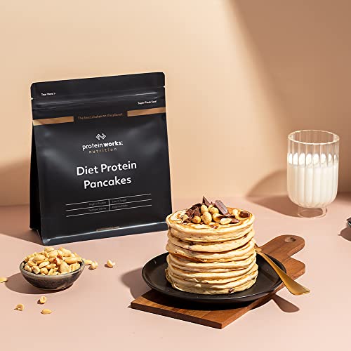 Protein Works - Diet Protein Pancake Mix | 135 Calories Per Serving | Low Sugar Protein Pancake Mix Protein Works