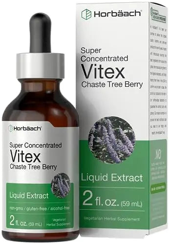 Vitex Berry Chasteberry Extract | 2 fl oz | Super Concentrated | Alcohol Free Chaste Tree Horbäach