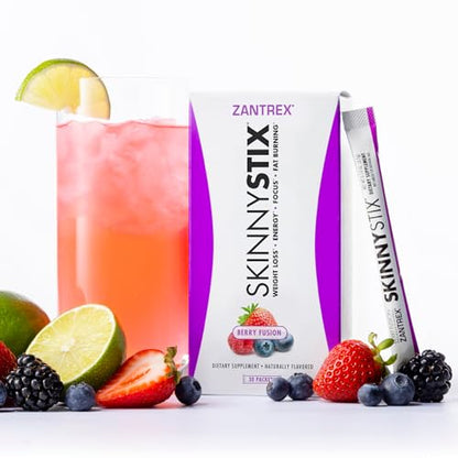 Zantrex SkinnyStix Energy Powder – Increase Energy, Heighten Focus, Boost Mood Zantrex