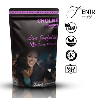 TĒNĪR Essence of Life Pure Choline Food Grade | Non-GMO, Keto-Friendly | Postnatal Multivitamin TĒNĪR Essence of Life