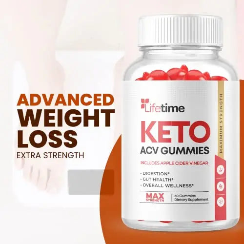 Lifetime Keto Gummies - Vegan, Non GMO - Lifetime ACV Keto Gummies with Apple Cider Ark Labs