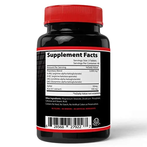 Absonutrix Xtreme Power Formula Nitric Oxide Blend 120 Tablets Absonutrix Xtreme Power Formula