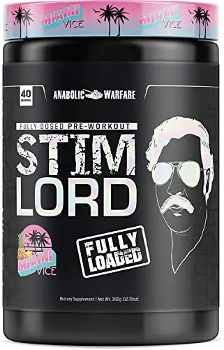 Anabolic Warfare Stim Lord Fully Loaded (Miami Vice - 40 Servings) Anabolic Warfare