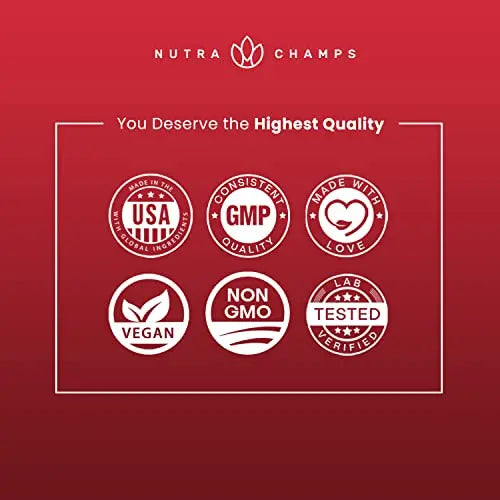 Nitric Oxide Supplement | L-Arginine, L Citrulline Malate, AAKG, Pine Bark, Grape Seed NutraChamps