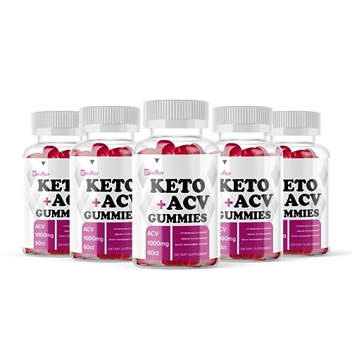 (Official 5 PACK) ProFast Keto ACV Gummies, Pro Fast Keto ACV Gummies Advanced Weight Max-Bio
