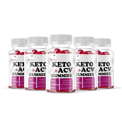 (Official 5 PACK) ProFast Keto ACV Gummies, Pro Fast Keto ACV Gummies Advanced Weight Max-Bio