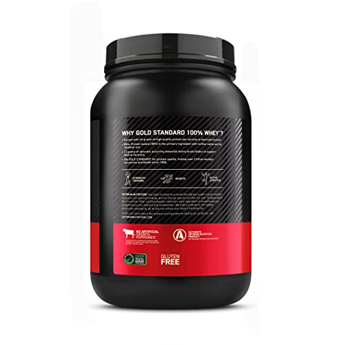 Optimum Nutrition Gold Standard 100% Whey Protein Powder, Vanilla Ice Cream, 2 Pound Optimum NutritionBuy Supplements Australia